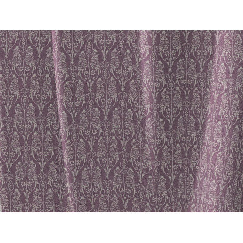 Wybron Little Parrot Eyelet Opaque Curtain, 145 W x 175 D cm, Purple/Lavender