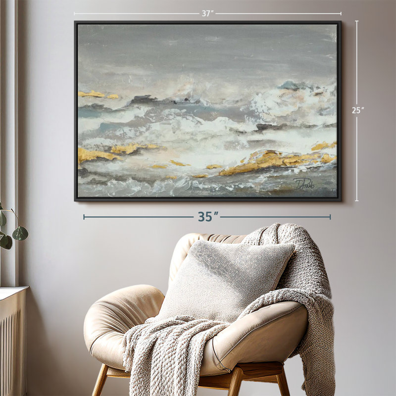 Golden Rocks Canvas Print