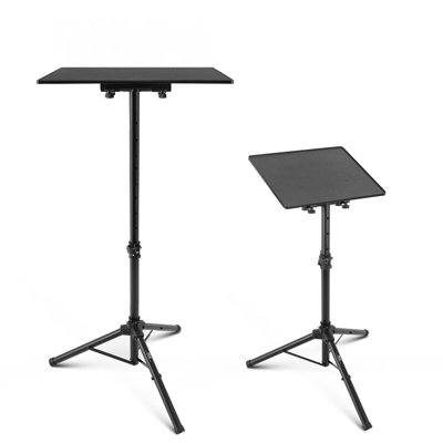 Pyle Universal Device Stand - Height Adjustable Tripod Mount (For Laptop, Notebook, Mixer, DJ Equipment)