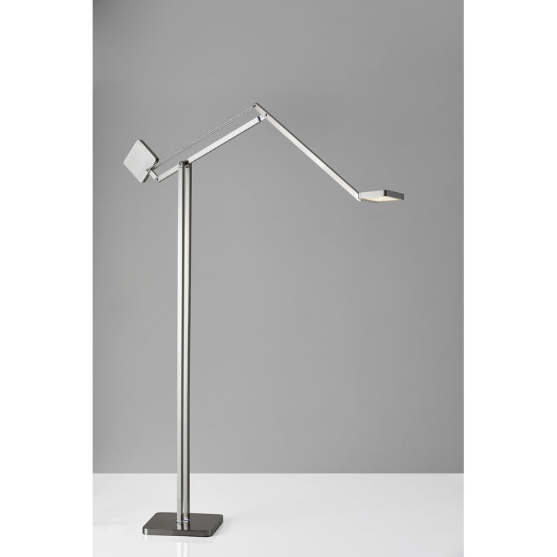 Cooper 69'' LED Task Floor Lamp, Brushed Steel