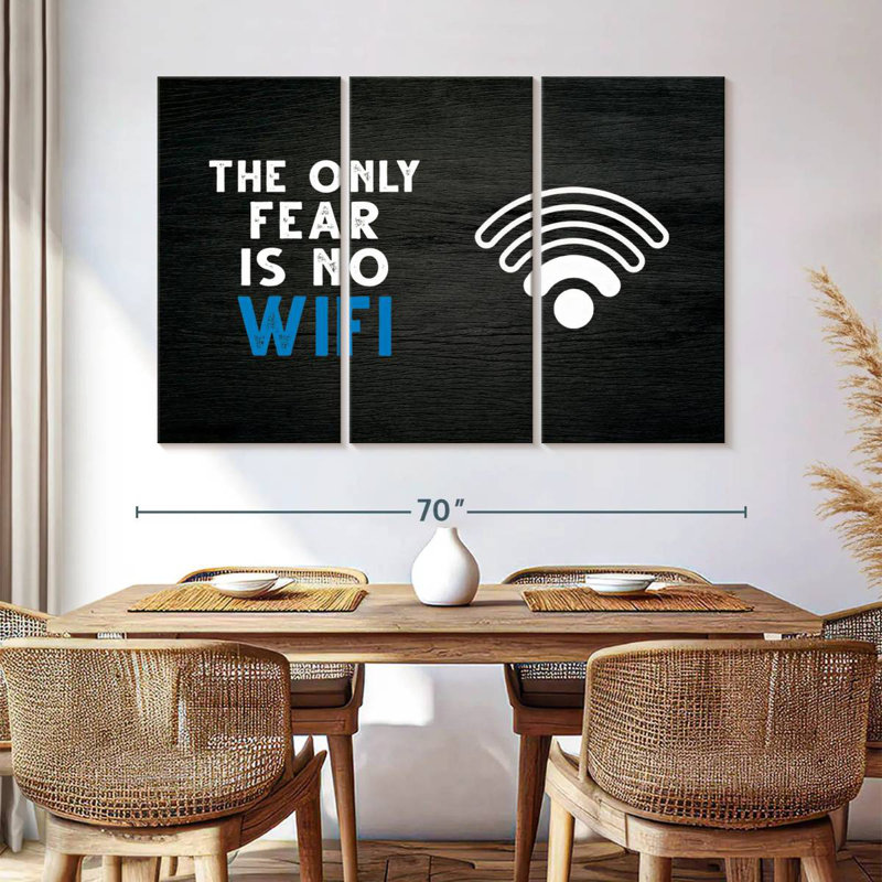 Senne The Only Fear Is No WiFi, H 42 po x l 65 po