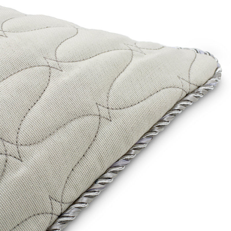 Canterbury Comforter Set - Silver, Queen Comforter + 4 Shams + 2 Pillows