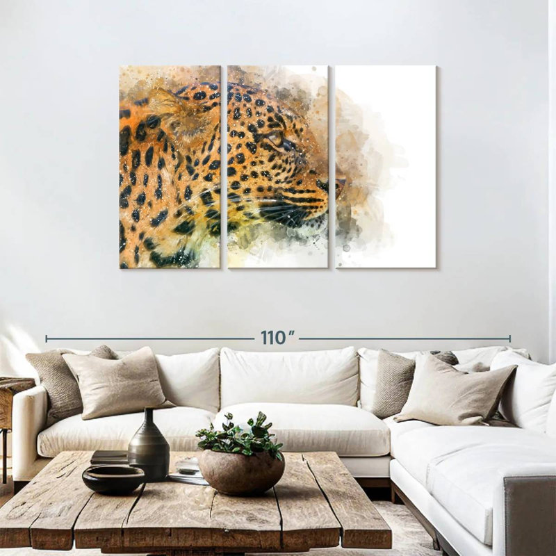 Brampt Wild Cat, 48" H x 74" W