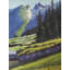 A Pahadi Shepherd Village | Oil On Canvas | By Dinesh Attry | With Frame