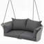 Balancelle suspendue en rotin pour 2 personnes-1688092693
