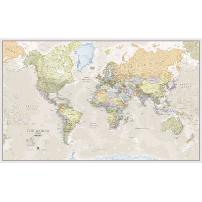 Classic World Map - Print