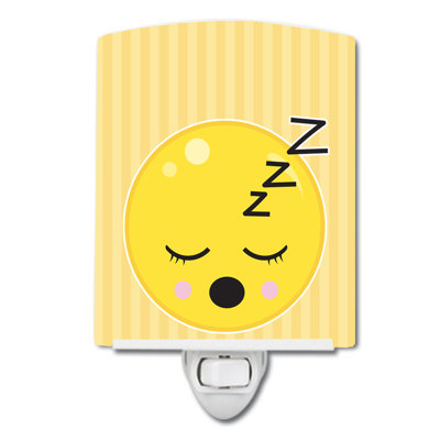 Sleeping Face Ceramic Night Light