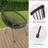 3-Piece Acapulco Wicker Patio Bistro Set With 2 Black Chairs & Glass Table-1599662904
