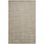 Tapis en laine et coton de couleur unie grise tissé à la main Southbury-29161241