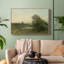 Paysage rétro - DCLVI, toile tendue avec châssis encadré-946767854-946634772