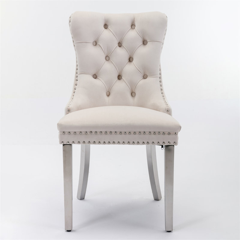 Chaise de salle à manger, Beige