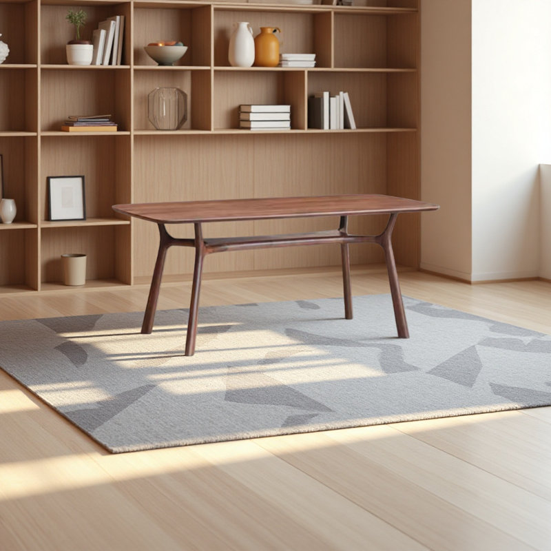 Solid walnut mortise and tenon desk