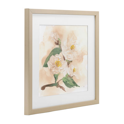 «Soft Dimensional Magnolia», reproduction encadrée sous verre, design par Chris Paschke