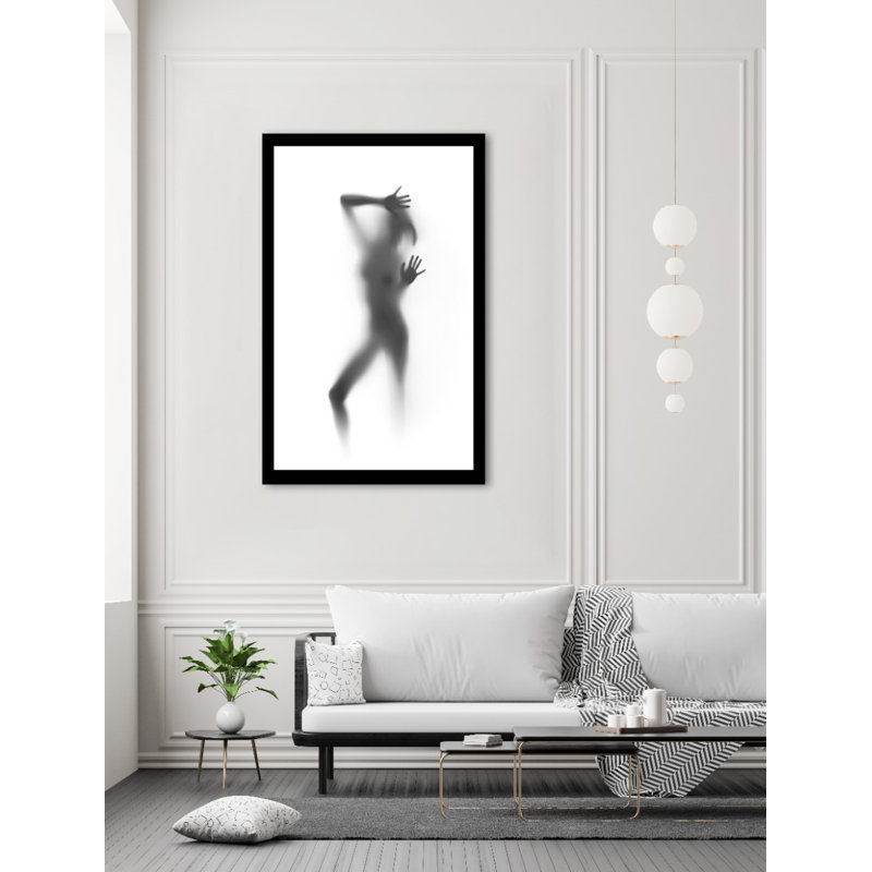 Mystic II - Print on Plastic / Acrylic, 120cm H x 80cm W x 10cm D, Black Frame