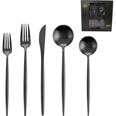 Ivy Bronx Larita Stainless Steel (18/10) Flatware Set - Service for 4