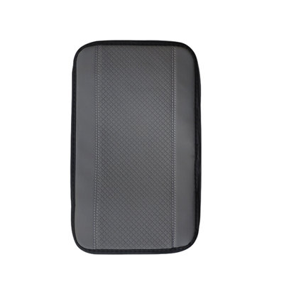 Armrest trunk sleeve pad Car Armrest Storage Box Mat, Fiber Leather Car Center Console Cover, Car Armrest Seat Box Cover Accessories Interior Protection For Most Vehicle, SUV, Car
