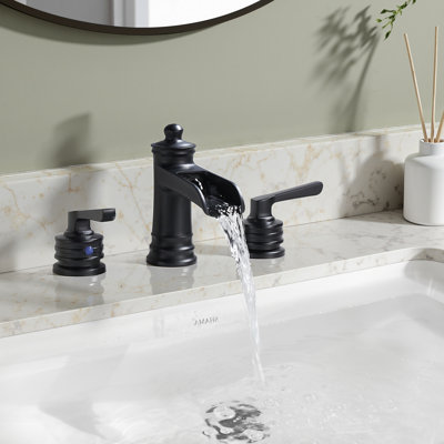 Robinet pour salle de bain à 2 poignées avec drain FURUISI