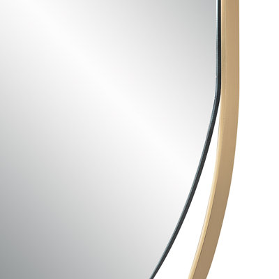 Iron Oval Wall Mirror
