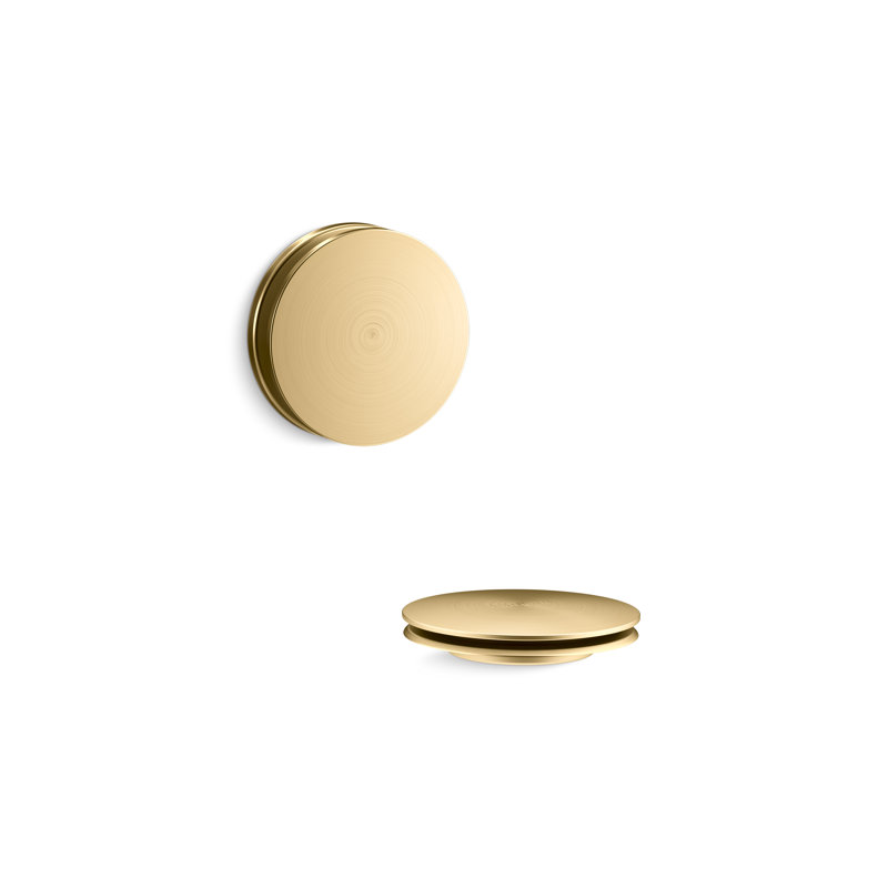 PureFlo Bath Cable Drain Trim, Vibrant Brushed Moderne Brass
