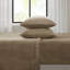 Drap simple taupe - 100% pour la douceur et le bien-être, brossé des deux côtés, avec taie d'oreiller plate, drap-housse, matelas élastiques de 16 po, lavable à la machine à 3 pièces dans un abat-jour, ultra doux et confortable,