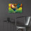 «My Best Side» par Annelein Beukenkamp, art mural en verre acrylique