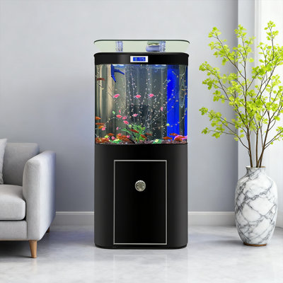 Réservoir d'aquariums carrés avec filtre supérieur