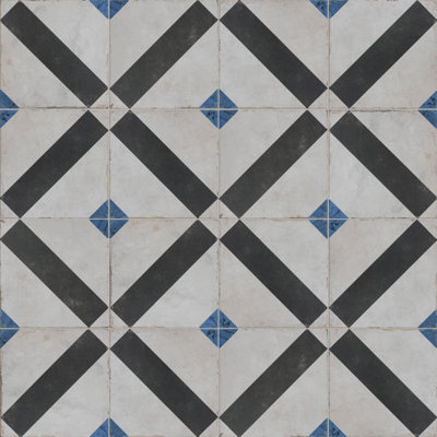 Carreau de porcelaine 8 po x 8 po Renaissance Deco