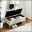 Banc d'entrée multifonctionnel, banc de chambre à coucher