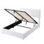 Lit plateforme tapissier avec système de rangement hydraulique-785668624-785668622