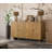 4-door Carved Solid Wood Sideboard