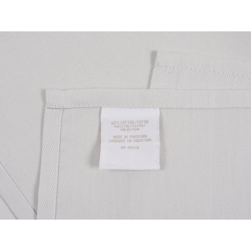 Allston Cotton Blend Square Napkin, Gray