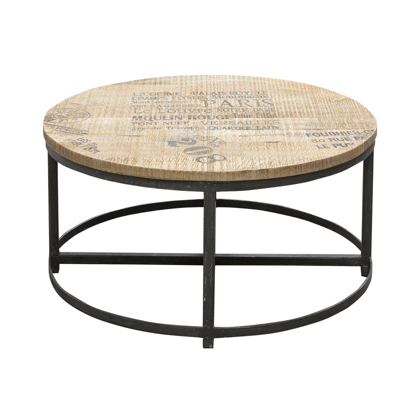 Tessa Trestle Coffee Table, 45cm H x 60cm W x 60cm D
