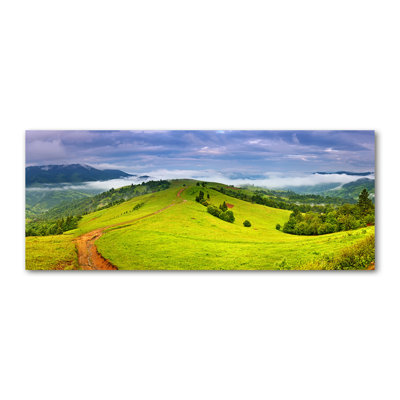 Green Hills - Wrapped Canvas Print