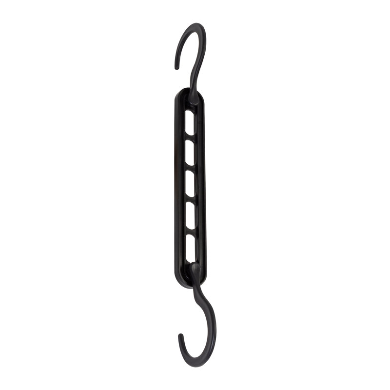 Plastic Non-Slip Multi-Layer Hanger, Black