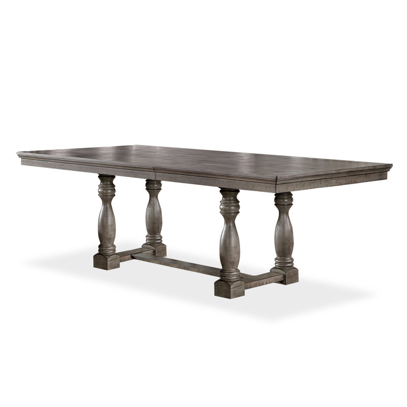 Giovanni Extendable Solid Wood Base Dining Table
