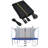 Gymax 72'' Polyethylene Plastic Replacement Safety Net Compatible With 12' Round Trampoline-66325216