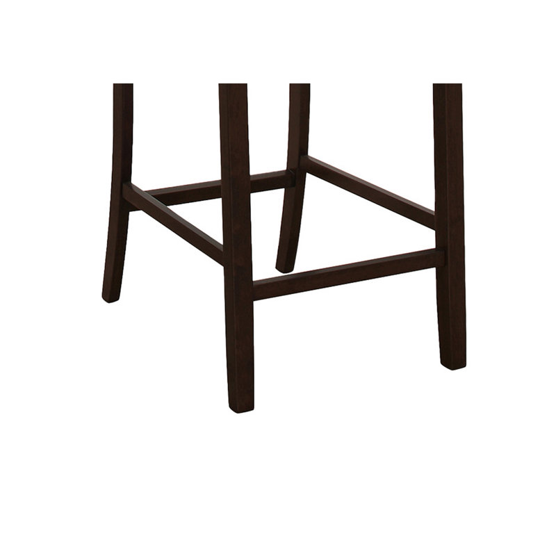 1 Upholstered 24.5'' Counter Stool, Gray