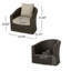 CHAISE CLUB PIVOTANTE DARIUS