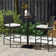 Bahoque Polyethylene (PE) Wicker Outdoor 29.5'' Bar Stool with Cushion