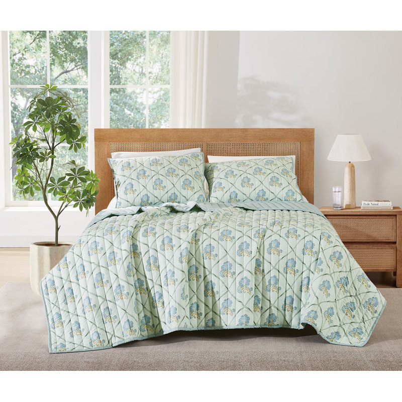 Ensemble de courtepointe Brooklyn Loom Olivia, Courtepointe très grand et 2 très grandes taies 