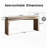 65" Long Farmhouse Entryway Sofa Table-106267552