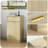 Modern Tilt-Out 10 Gallon Fluted Laundry Hamper Cabinet With  Wave-Textured Hideaway Drawers-392496386