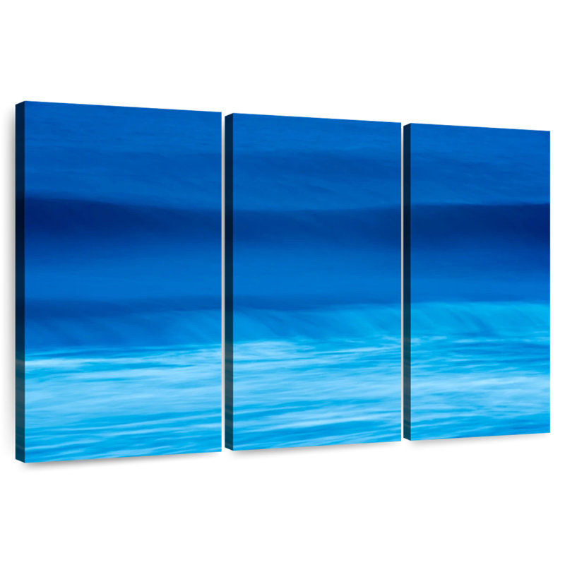 Gillard Deep Blue Waves, 48" H x 74" W