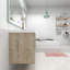 Ensemble de meuble-lavabo mural simple 60 po Moncear-364952490