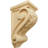 3 1/2"W x 4"D x 7"H Small Basket Weave Corbel, Alder (4-Pack)-91262677-125117060