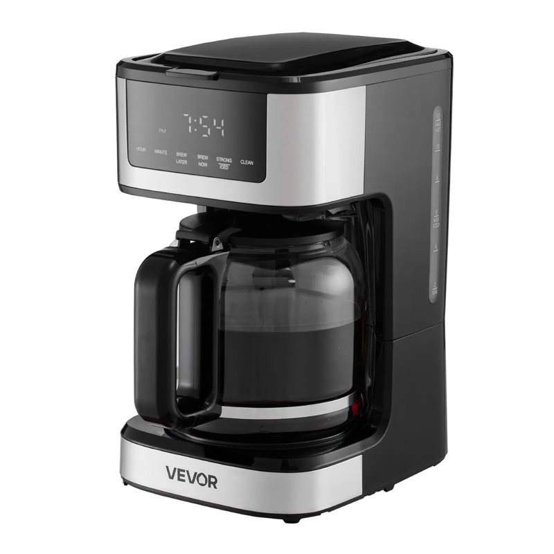 Coffee Maker – 24-hour Timer & Touch Screen Lcd, 4-hour Keep Warm, Self-cleaning & 2 Brew Modes (bold/iced),home Kitchen Daily Use