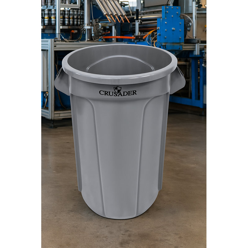 Contenants utilitaires ronds, Gris, 10 Gal