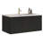 Bathroom Vanity For Modern Living - 36" With Striped Black Oak, White Ceramic Sink Pre-Assembled Brushed Oak Finish, Sink, Stylish Choice-2094844147-2094844146