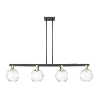 Luminaire suspendu pour îlot 4 lumières Hailsham