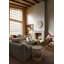 Reeded Cast Stone Mantel With Beveled Hearth-104123259-104123262